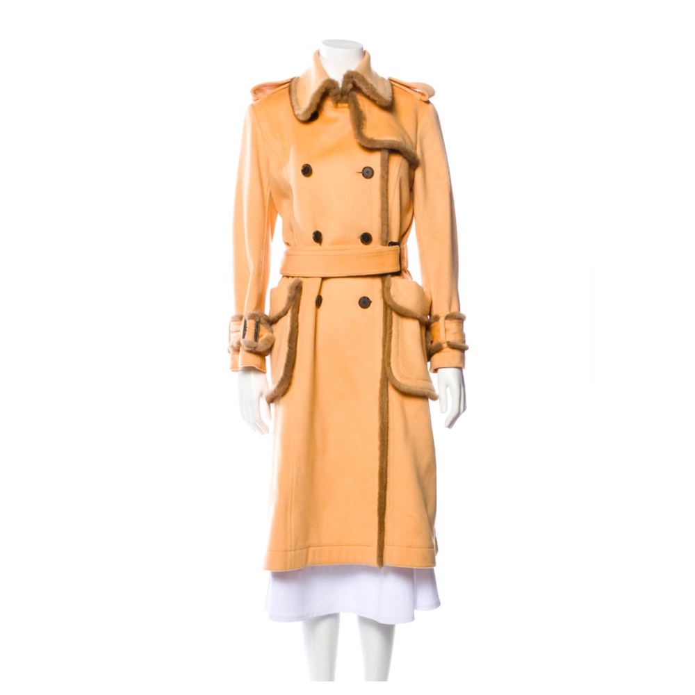 J. MENDEL Cashmere Mink Fur Coat